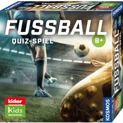 Abbildung von KOSMOS 684327 Kicker Kids Fußball Quiz, Fussball Brettspiel für 2 4 Spieler mit den Fussballprofis vom Magazin, ideal als Geschenk Kinder und Fans ab 8 Jahren