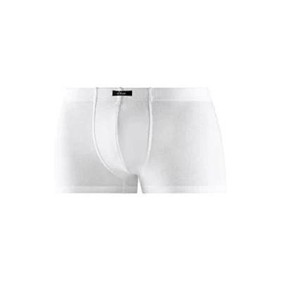 Abbildung von s.Oliver Herren MH 35H_LS Boxershorts, 4X weiß, L (4er Pack)