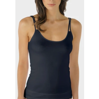 Abbildung von mey Spaghetti TOP Serie Emotion Unterhemd/shirt, Damen, Größe: 38, Night blue