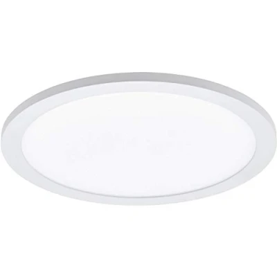 Abbildung von EGLO connect LED Deckenleuchte SARSINA C Panel, Smart Home Deckenlampe, Material: Aluminium, Kunststoff, Farbe: Weiß, Ø 30 cm, inkl. Fernbedienung, dimmbar, Weißtöne und Farben einstellbar