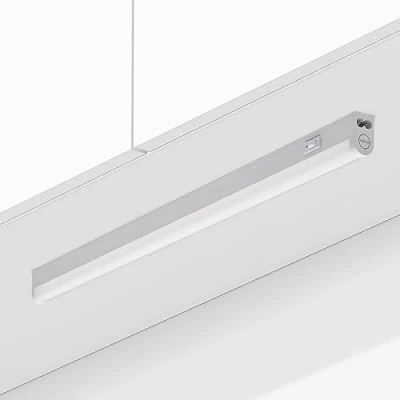 Abbildung von Oktaplex Riga Unterbauleuchte Küche LED neutralweiß 4000K 54cm Lichtleiste 230V erweiterbar Unterschrank Beleuchtung 840 Lumen 8,8W mit Schalter