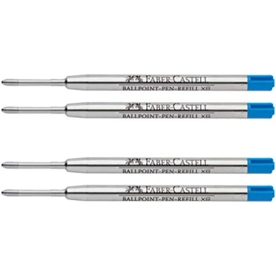 Abbildung von Faber Castell Kugelschreibermine (4 Stück, Extrabreit Blau)