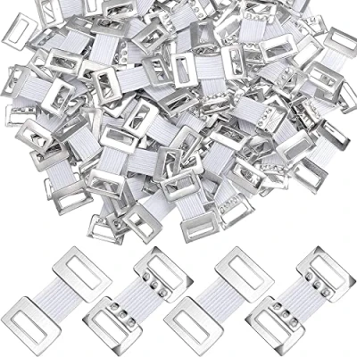 Abbildung von Namvo Elastische Bandage Clips, Stretch Metall Clip Compression Wrap für Bandagen Kompressionsbandagen Kreppbandagen Wei?