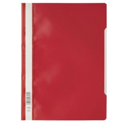 Abbildung von Durable Sichthefter A4 Standard, PP, 227 x 310 mm, rot, 50er Packung, 257303