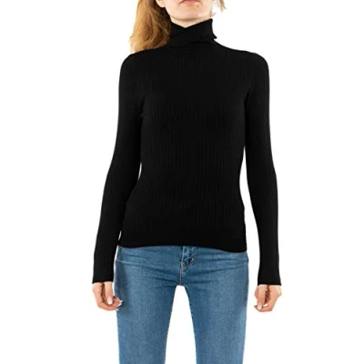 Abbildung von ONLY Karol L/S Rollneck Strickpullover, Damen, Größe: XS, Black