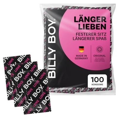 Abbildung von BILLY BOY Kondome Länger Lieben 100er 52 mm für ein längeres und intensiveres Erlebnis (1x100 Stück)