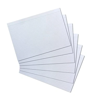 Abbildung von Herlitz 10621282 Karteikarten A4 100 liniert weiß holzfrei
