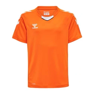 Abbildung von hummel hmlCORE XK Poly Jersey S/S Kids, ORANGE Tiger, 140