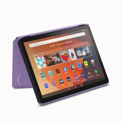 Abbildung von Schutzhülle für das Amazon Fire HD 10 Tablet (nur Tablets der 13. Generation 2023 geeignet), Fliederfarben