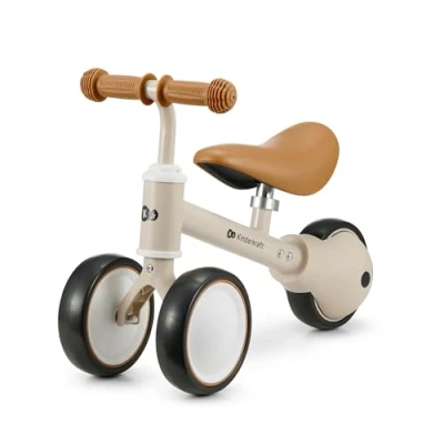 Abbildung von Kinderkraft Laufrad CUTIE, Lernlaufrad, Kinderlaufrad, Lauflernrad, Fahrrad ohne Pedale, Dreirad, Aus Metall, Modernes Design, Sichere Konstruktion, für Kinder ab 1 Jahr, Beige