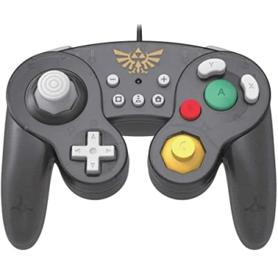 Abbildung von HORI Battle Pad (Zelda) Controller im GameCube Stil für Nintendo Switch Offiziell Lizenziert