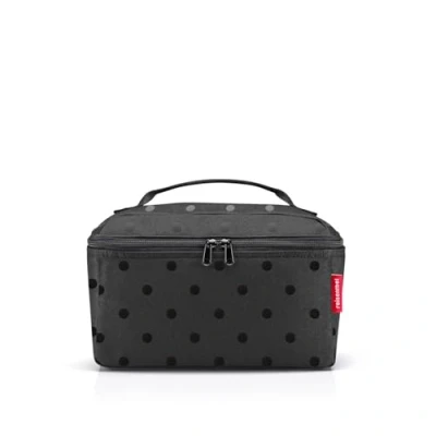 Abbildung von reisenthel beautycase Glossy dots Black quadratischer Kulturbeutel, Gepäckorganisator, Kosmetiktasche