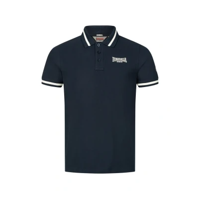 Abbildung von Lonsdale Herren Poloshirt schmale Passform CAUSTON Polo Shirt, Dark Navy/Ecru, 56