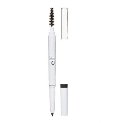 Abbildung von e.l.f. Instant Lift Brow Pencil Doppelseitiger Präzisions Liner &amp; Spoolie für definierte Brauen Deep Brown 0.006 Oz (0.18g)