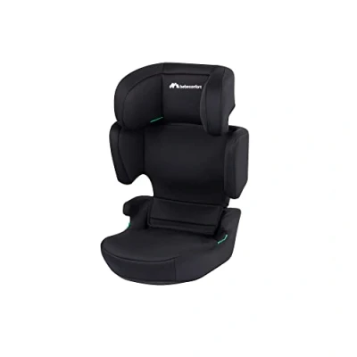 Abbildung von Bebeconfort Road Safe i Size Sitzerhöhung, Kindersitz, Installation mit Sicherheitsgurt, ab 3,5 Jahre bis zu 12 Jahren, 15 36 kg, 100 150 cm, Full Black