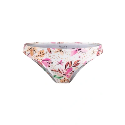 Abbildung von Roxy Printed Beach Classics Bikinihose mit mittlerer Bedeckung für Frauen Weiß