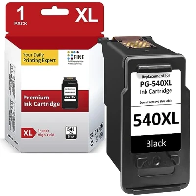 Abbildung von Inkwood 540XL Schwarz Kompatibel für Canon Druckerpatronen 540, PG 540 XL TS5150 Druckerpatronen, Pixma TS5151, MG3650, MG3650s, MG4250, MG3600, MX475, MX535 Patronen
