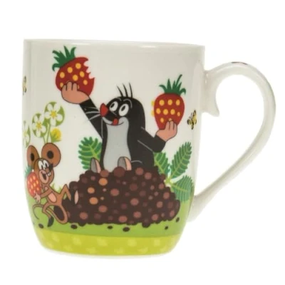 Abbildung von Trötsch Der kleine Maulwurf Kindertasse Erdbeere: Geschenktasse aus Porzellan (Geschirr)
