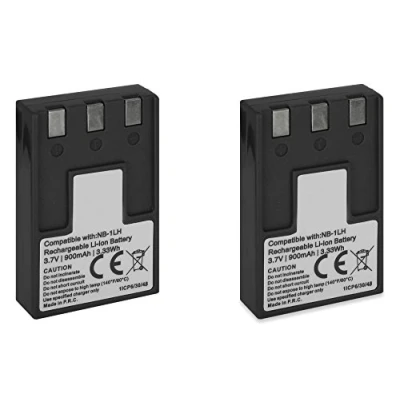 Abbildung von 2X Akku NB 1L für Canon Ixus 200,200a, 300, 300a, 320, 330, 400, 430, 500, V, V2, V3