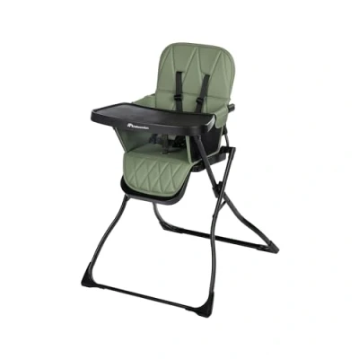 Abbildung von Bebeconfort Lily, Babyhochstuhl, 6 Monate3 Jahre, 915 kg, ultrakompakt faltbar, leichter Hochstuhl (4 kg), leicht zu reinigen, weich gepolstert, einfach mit einer Hand Mineral Green