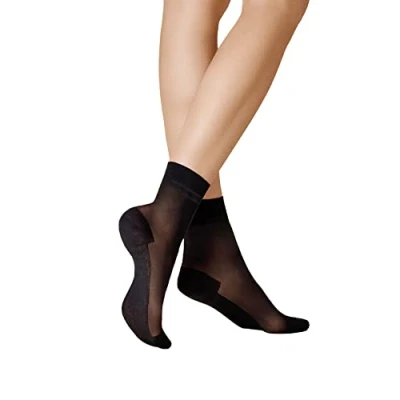 Abbildung von KUNERT Damen Söckchen Cotton Sole 20 Baumwollsohle DEN Black 0500 35/38