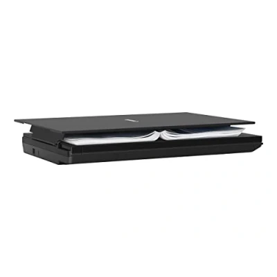 Abbildung von Canon LiDE 300 Scanner CanoScan Flachbettscanner DIN A4 (2.400 x 2.400 DPI, 4 Scantasten, Stromversorgung über USB, ca. 10 s/Farbseite 48 Bit interne Farbtiefe), schwarz