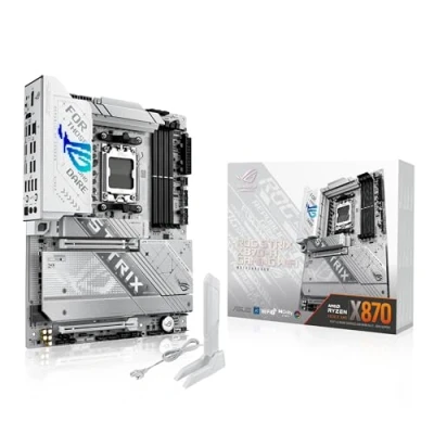 Abbildung von ASUS ROG Strix X870 A Gaming WiFi Mainboard Sockel AM5 (AMD, X870, ATX, 16+2+2 Power Stages, Dynamic OC Switcher, Core Flex, DDR5, 7, M.2, PCIe 5.0)