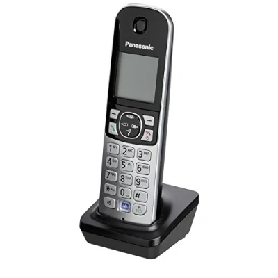 Abbildung von Panasonic KX TGA681EXB Mobilteil für TG68xx Serie inkl. Ladeschale schwarz
