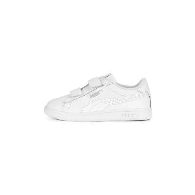 Abbildung von Puma Smash 3.0 Unisex Sneaker low für Kinder, Größe: 34.5, White cool light gray Schuhe