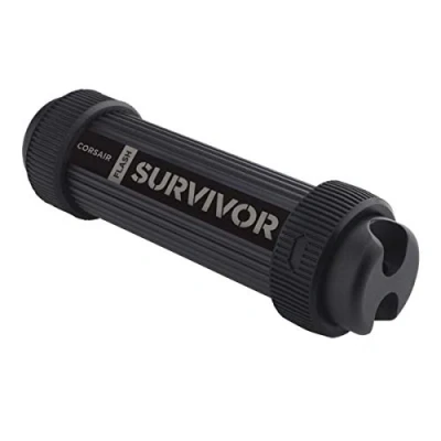 Abbildung von Corsair Flash Survivor Stealth v2 64GB USB Speicherstick (USB 3.0, robust, wasserabweisend) schwarz