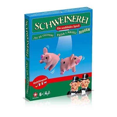 Abbildung von Winning Moves Schweinerei (Neue Box) Das Partyspiel für Kinder, Familien und Erwachsene Alter 8+ Deutsch