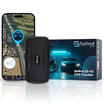 Abbildung von SALIND 20 GPS Tracker 4G für Autos, Maschinen, Boote inkl. Magnet ca. 90 Tage Akkulaufzeit (bis zu 180 im Standby) Lange Echtzeit Tracking 20.000mAh