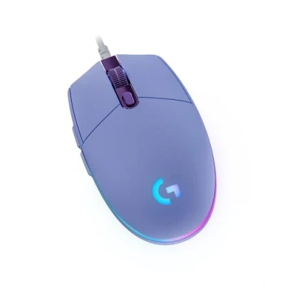 Abbildung von Logitech G203 Gaming Maus mit anpassbarer LIGHTSYNC RGB Beleuchtung, 6 programmierbare Tasten, spieletauglicher Sensor, Abtastung 8.000 DPI, Geringes Gewicht Lila