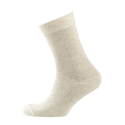 Abbildung von Nur Der 3er Pack Ohne Gummi Socken Herren, beigemelange, 46