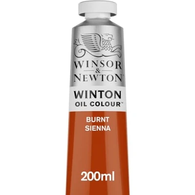 Abbildung von Winsor &amp; Newton 1437074 Winton, feine hochwertige Ölfarbe 200ml Tube mit gleichmäßiger Konsistenz, Lichtbeständig, hohe Deckkraft, Reich an Farbpigmenten Siena gebrannt