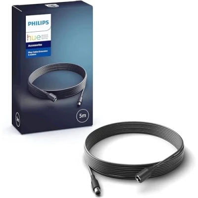Abbildung von Philips Hue Play Verlängerungskabel 5m, für Produktfamilie, flexible Nutzung mehrere Bars