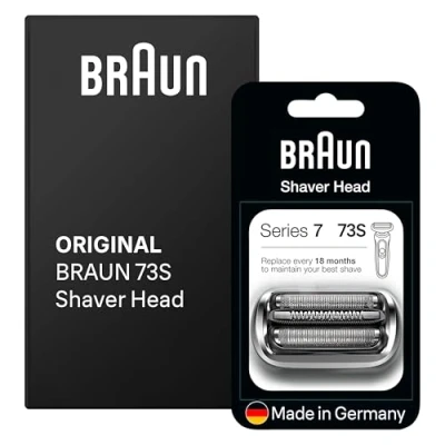 Abbildung von Braun Series 3 Elektrorasierer Scherkopf, ORIGINAL Ersatzscherteil vom Hersteller passend für Herren Rasierer ProSkin, 32B, schwarz, 1er Pack