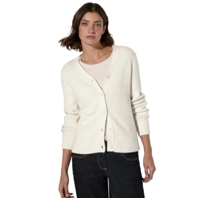 Abbildung von CECIL Damen B253813 EOS_Featheryarn Cardigan, Birch White, XL EU