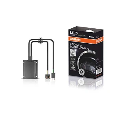Abbildung von OSRAM LEDriving SMART CANBUS, LEDSC01, umgeht das Lampenausfallerkennungssystem Retrofit Lampen wie Night Breaker H7 LED Duobox