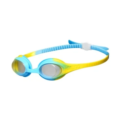 Abbildung von arena Spider Kids Anti Fog Schwimmbrille für Kinder, Kinder mit UV Schutz, Selbstjustierender Nasensteg, Hypoallergenische Silikon Dichtungen, Gelb