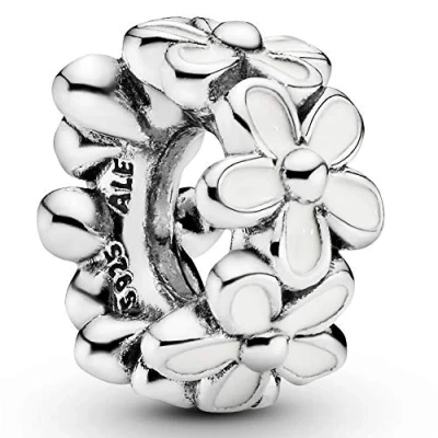 Abbildung von Pandora Daisy Flower Spacer Charm, Damen, Größe: One Size, Sterling silver