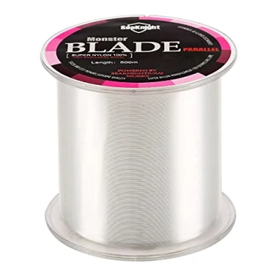 Abbildung von SeaKnight Blade Nylon Angelschnur Monofil Karpfen 500M/1000M Salzwasser Monofile Forelle 2 35LB Schwarz Weiß Blau Grün Gelb
