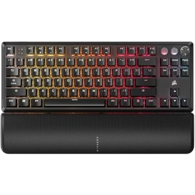 Abbildung von Corsair K70 PRO TKL RGB Magnetisch Mechanisch verkabelte Gaming Tastatur Vorgeschmierte MGX Hyperdrive Switches Hall Effect Rapid Trigger 8000 Hz Hyper Polling QWERTY NA Schwarz