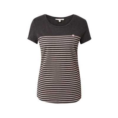 Abbildung von TOM Tailor Denim Tshirt print, Damen, Größe: XS, Dark grey/rose
