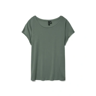 Abbildung von Vero Moda AVA Tshirt basic, Damen, Größe: XXL, Laurel wreath