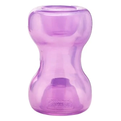 Abbildung von Planet Dog by Outward Hound Double Snoop Interactive Treat Stuffer Durable Toy, Purple