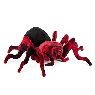 Abbildung von Zappi Co Plüschtier für Kinder Weiches, kuscheliges Stofftier Teil der Safari Tier Kollektion, perfekt (22 cm Tiefe) (Spinne)