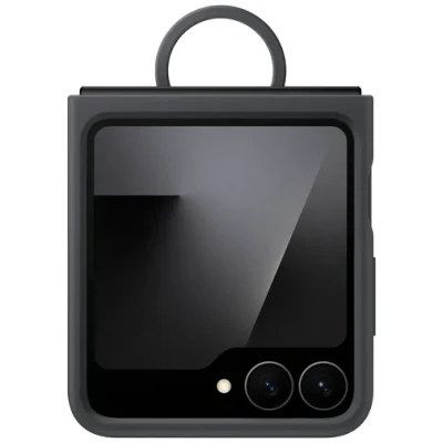 Abbildung von Samsung Silikon Back Cover mit Ring Schwarz Galaxy Z Flip 6/Flip 7 FE