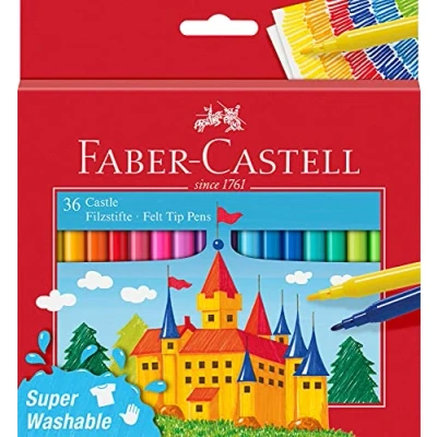 Abbildung von FABER CASTELL 554203 Filzstift Castle, 36er Kartonetui