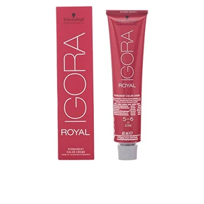 Abbildung von Schwarzkopf IGORA Royal Premium Haarfarbe 5 6 hellbraun schoko, 1er Pack (1 x 60 g) blumig